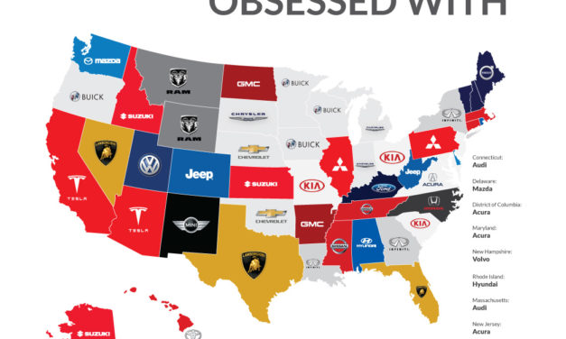 The Car Brand Each State is Obsessed With